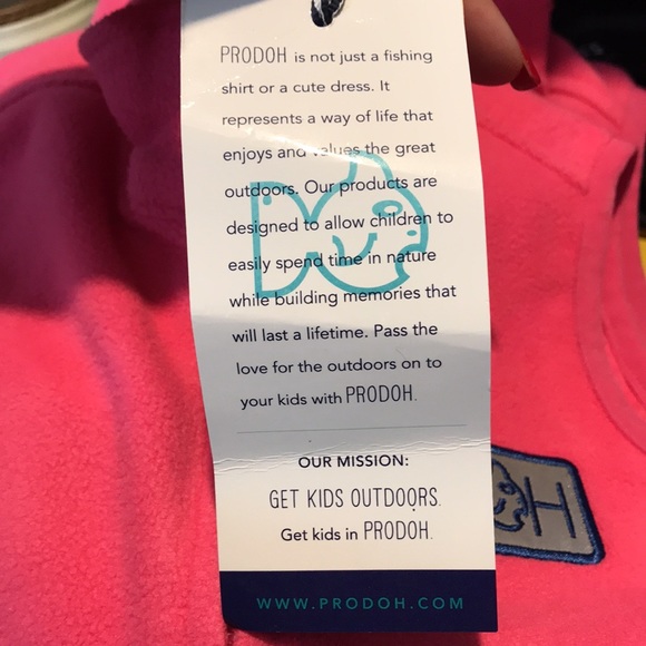 NWT Prodoh Outdoor Apparel Girl’s Pink Fleece Vest - Picture 12 of 14